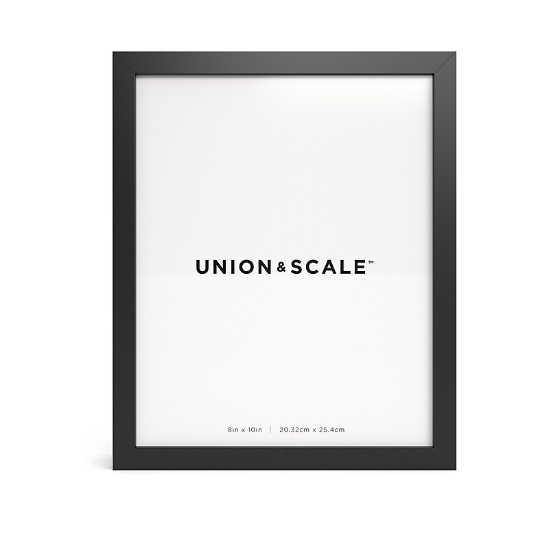 Union & Scale™ Essentials Wood Picture Frame, Black (UN58061) image 1