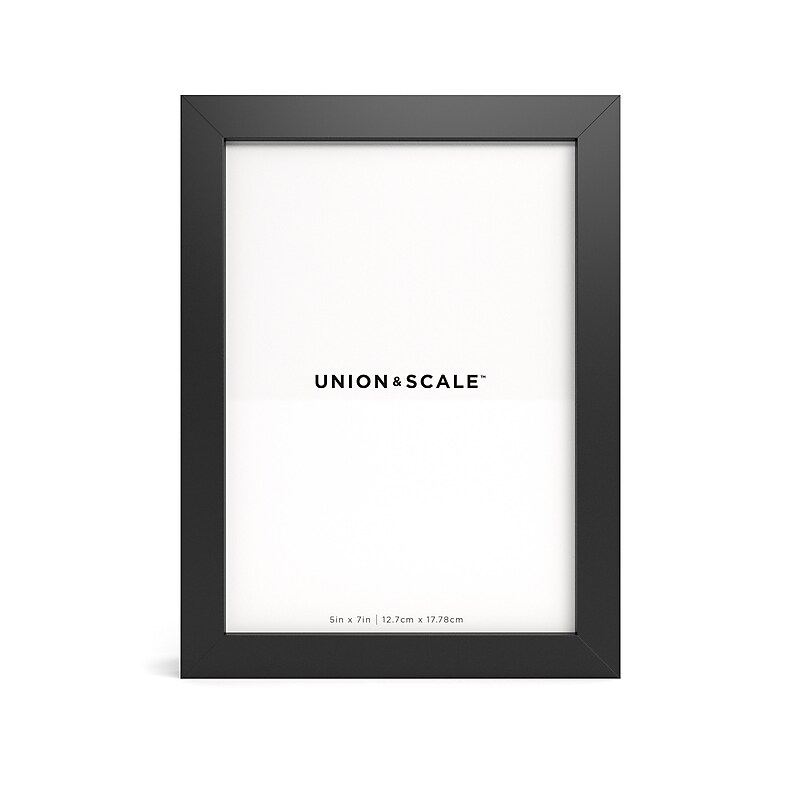 Union & Scale™ Essentials Wood Picture Frame, Black (UN58058) image 1
