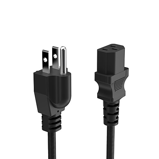 NXT Technologies™ 6' Desktop/Monitor Power Cord, Black (NX29759) at Staples