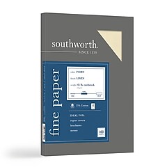 Southworth 25% Cotton Business Paper, 8.5