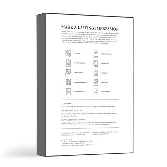 Southworth 8.5" x 11" Business Paper, 32 lbs., 100 Brightness, 250/Box (J568C)