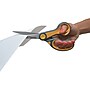 Westcott Titanium Bonded Non-Stick 8" Scissors, Adjustable Glide, Pointed Tip, Gray/Yellow (14849)~#|#~s1175249_sc7