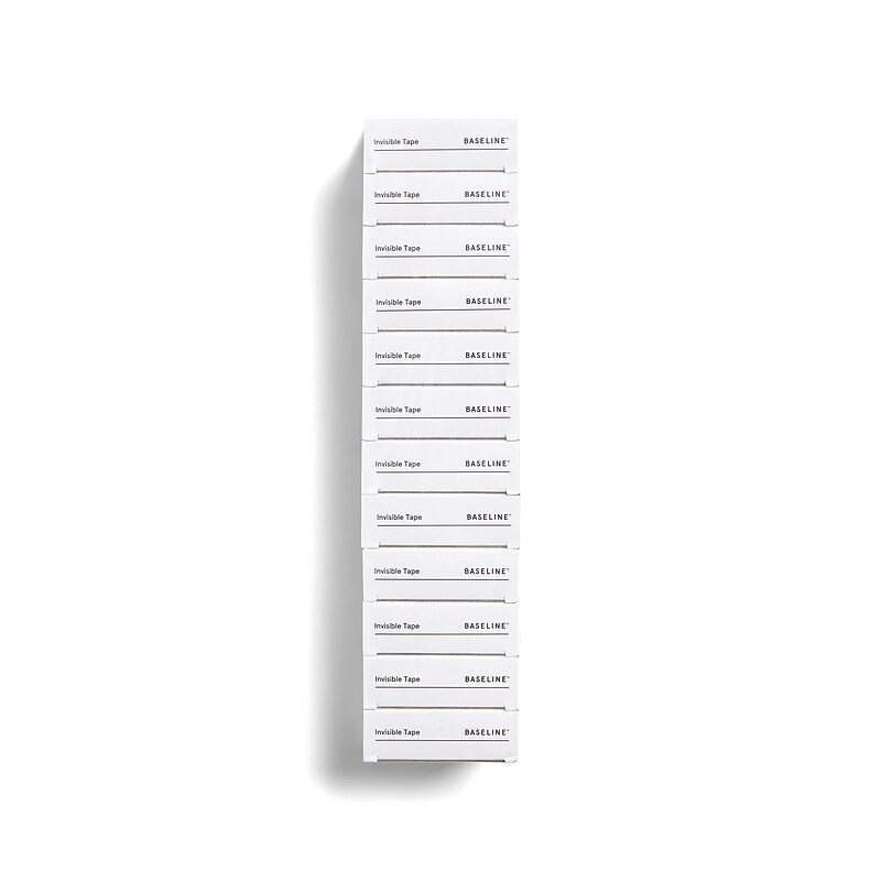 BASELINE™ Invisible Clear Tape, 0.75" x 27.77 yds., Clear, 12 Rolls/Pack (BL58408) image 1