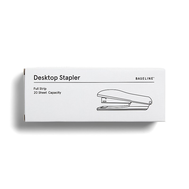 Baseline Desktop Stapler, Full-Strip Capacity, Black (BL58136) image 1