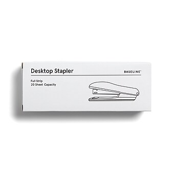 Baseline Desktop Stapler, Full-Strip Capacity, Black (BL58136)