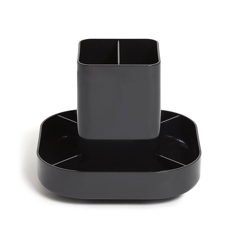 TRU RED Rotary Organizer, Small, Black (TR58217) image 1