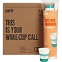 Perk™ Paper Hot Cup, 10 Oz., White/Teal, 500/Carton (PK54366CT)~#|#~s1176625_sc7