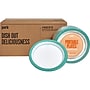 Perk™ Medium-Weight Paper Plates, 8.5", Teal/White, 500/Carton (PK54329CT)~#|#~s1176640_sc7