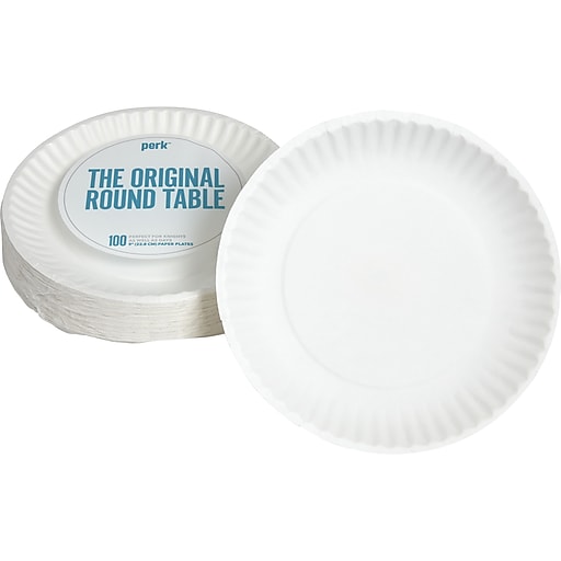 Staples Uncoated Paper Plate 6 White 1000/Carton PK56517/53197