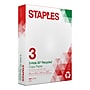 Staples 30% Recycled 8.5" x 11" 3-Hole Punched Copy Paper, 20 lbs., 92 Brightness, 500/Ream (112370)~#|#~s1177678_sc7