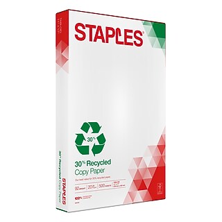 Sustainable Printer Paper – 8.5 X 11, 20 Lb., White, 1 Ream (500 Sheets), Made In USA