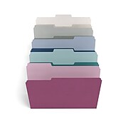 Staples 3 Tab File Folders Letter Assorted Position Manila 250 Box At Staples