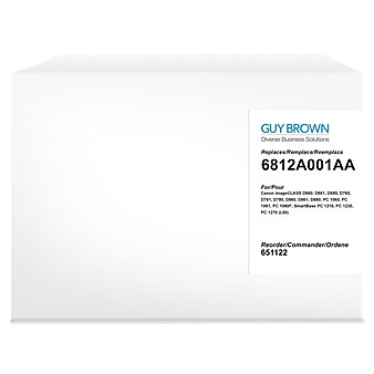 Guy Brown Remanufactured Black Standard Yield Toner Cartridge Replacement for Canon L50 (6812A001)