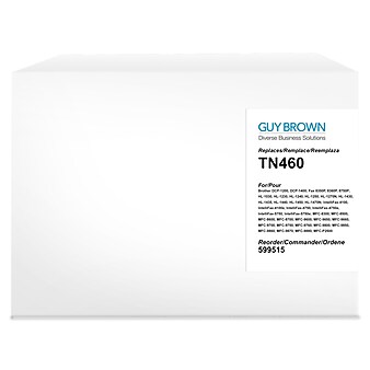 Guy Brown Remanufactured Black High Yield Toner Cartridge Replacement for Brother TN-460 (TN-460)