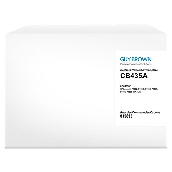 Guy Brown Remanufactured Black Standard Yield Toner Cartridge Replacement for HP 35 (CB435A)