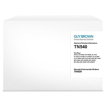Guy Brown Remanufactured Black Standard Yield Toner Cartridge Replacement for Brother TN-540 (TN-540)