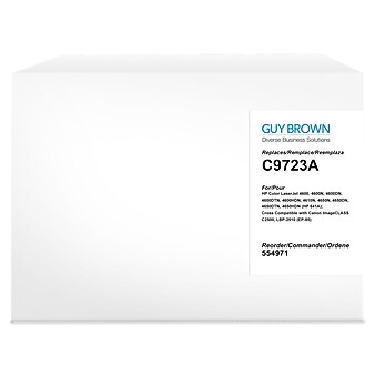 Guy Brown Remanufactured Magenta Standard Yield Toner Cartridge Replacement for HP 641 (C9723A)