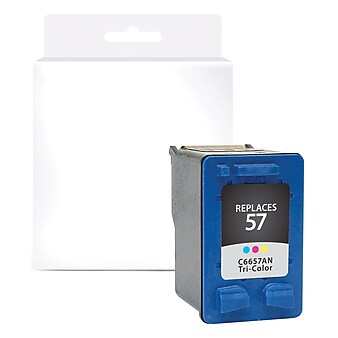 Guy Brown Remanufactured Tri-Color Standard Yield Ink Cartridge Replacement for HP 57 (C6657AN)