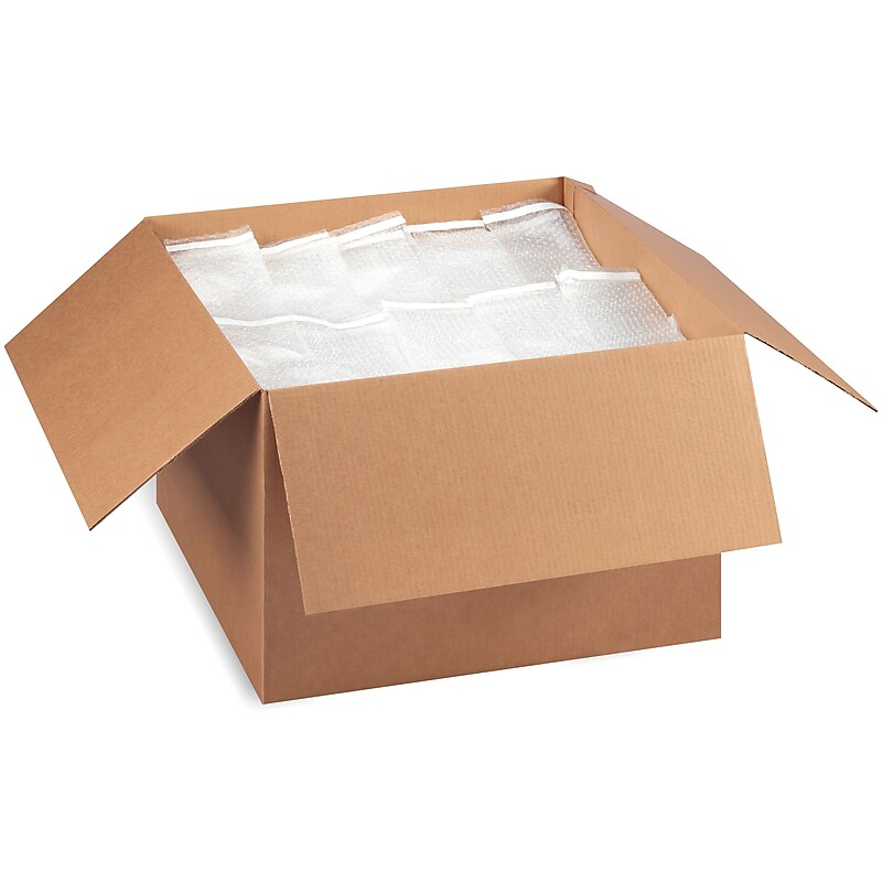 5" x 10.5" Self-Seal 3/16" Bubble Bags, 250/Carton (ST53977) image 1