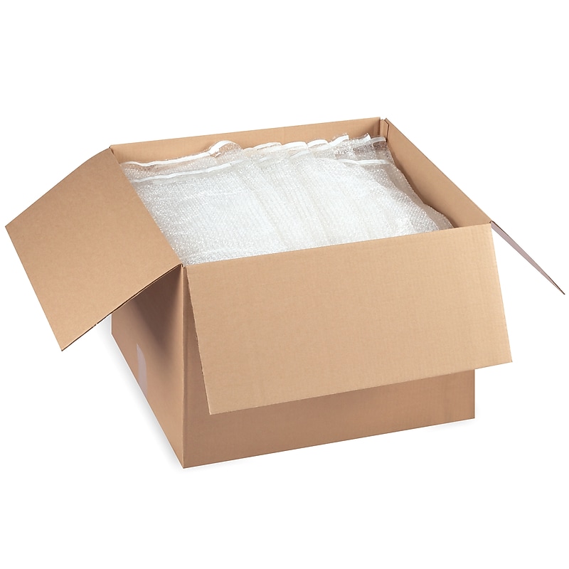 Coastwide Professional™ 8" x 15.5" Self-Seal 3/16" Bubble Bags, 100/Carton (CW53986) image 1