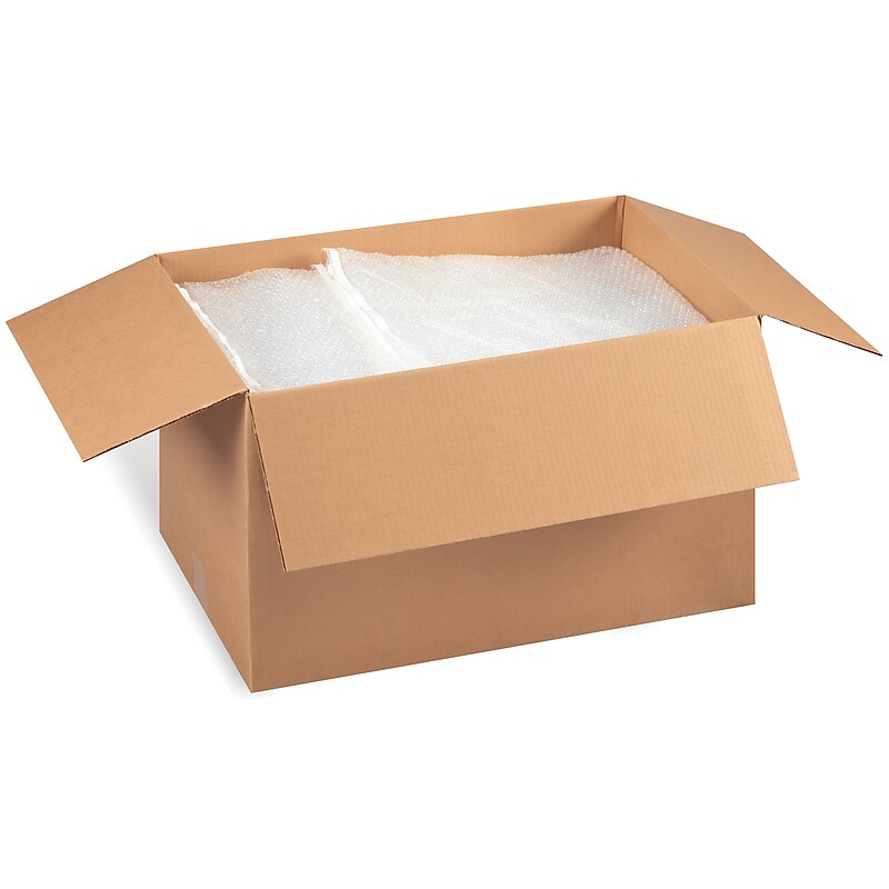15" x 17.5" Self-Seal 3/16" Bubble Bags, 50/Carton (ST53978) image 1