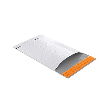 Coastwide Professional Self-Sealing Poly Mailer, 6" x 9", White, 100/Pack (B871100PK)