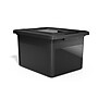 Staples File Box Plastic File Box Snap, Letter/Legal Size, Black (140169/140140)~#|#~s1179819_sc7