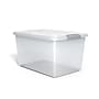 Iris Store & Slide 61 Qt. Latch Lid Storage Bin, Clear (270017/170294)~#|#~s1179874_sc7