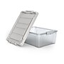 Staples 46.8 Qt. Storage Bin with Latching Lid, Plastic, Clear (250279)~#|#~s1179876_sc7