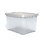 Staples 78.4 Qt. Latch Lid Storage Bin, Clear (TR58307)~#|#~s1179884_sc7
