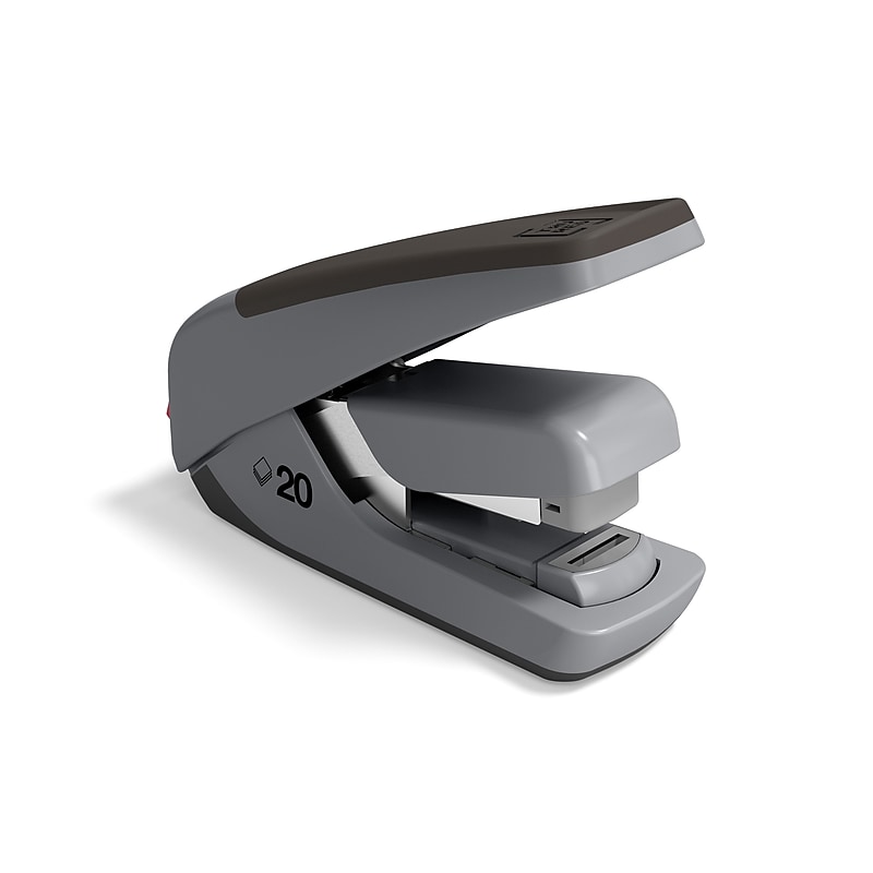TRU RED™ One-Touch CX4 Desktop Stapler, 20-Sheet Capacity, Black/Gray (TR58482) image 1