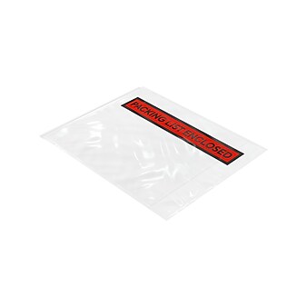 Coastwide Professional™ "Packing List Enclosed" Envelope, 4.5" x 5.5", Red, 1000/Carton (CW56492)