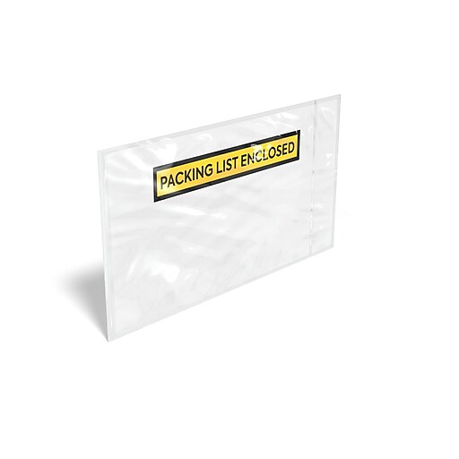 Coastwide Professional™ "Packing List Enclosed" Envelope, 5.5" x 10