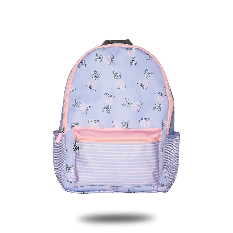 Pep Rally French Pup Backpack, Lilac (58786) image 1