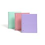 Pep Rally 1-Subject Notebook, 8" x 10.5", College Ruled, 70 Sheets, Assorted Pastel Colors (58554M)~#|#~s1181527_sc7