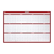 2021 TRU RED™ 24" x 36" Wall Calendar, Red (TR53903-21)