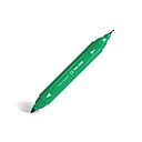 TRU  RED™ PERMANENT MARKER, FINE/UTLRA FINE, DUAL TIP, 12/PK (Green)