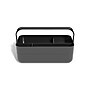 TRU RED™ 5-Compartment Plastic Desktop Organizer with Handle, Black (TR58200)~#|#~s1182191_sc7
