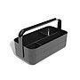TRU RED™ 5-Compartment Plastic Desktop Organizer with Handle, Black (TR58200)~#|#~s1182193_sc7