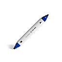 TRU RED™  MARKER DUAL TIP DRY ERASE CHISEL FINE 4/PK (Blue)