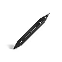 TRU RED™  PERMANENT MARKER, FINE/UTLRA FINE, DUAL TIP,  4/PK (Black)