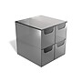 TRU RED™ 4-Compartment Plastic Desktop Organizer, Smoke (TR58201)~#|#~s1182264_sc7