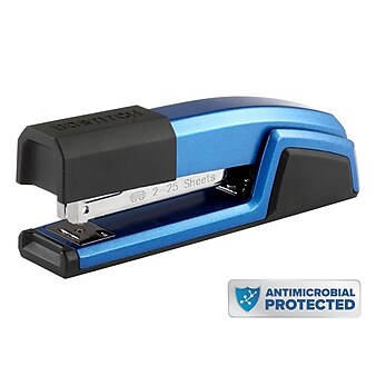 Bostitch Epic Desktop Stapler, 25 Sheet Capacity, Ice Blue (B777-BLUE)