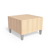 Union & Scale™ Workplace2.0™ 24" Square Laminate Cube Table, Maple Laminate (UN57449)