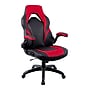 Staples Emerge Vortex Bonded Leather Ergonomic Gaming Chair, Black and Red (51465-CC)~#|#~s1182786_sc7