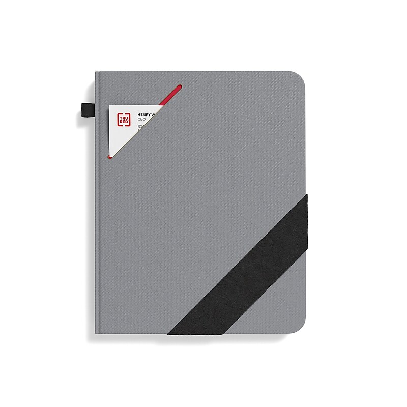 TRU RED™ Large Starter Journal, Gray (TR58413) image 1