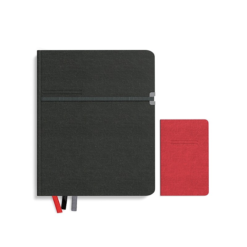 TRU RED™ Large Mastery with Pocket Journal, Black/Red (TR58436-CC) image 1