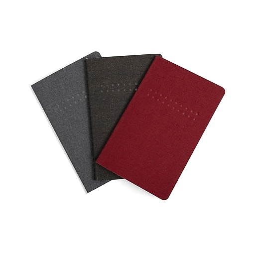 TRU RED™ Pocket Journal, Dotted, Assorted Colors (TR58427) Staples