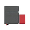 TRU RED™  MASTERY JOURNAL, HARD COVER, LARGE (WITH  POCKET  JOURNAL, SOFT  COVER) (Charcoal)