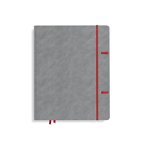 TRU RED™ Large Explore Journal, Dotted, Gray (TR58431) Staples